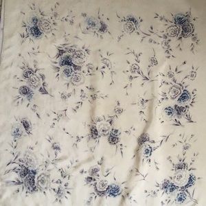 Vintage floral silk scarf Paris Design Sally Gee
